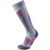 UYN ponožky SKI ALL MOUNTAIN LADY light grey/coral