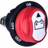 Spínač Napájania Odpojovač Uzemnenia Batérie Hebel Bolt 12v 24v 3-Polohový Univerzálny Vstavaný On-Off-Out