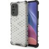 Harahu Xiaomi Poco F3 Honeycomb pancierové puzdro so silikónovým rámom KP10023 transparentná