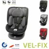 4BABY VEL-FIX RWF detská sedačka I-size (40-150 cm) autosedačky detské autosedačky ISO-FIX (0-36 kg) 360 stupňov otočná grafitová