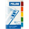 Záložka lepiaca MILAN PVC 45 x 12 mm 5 farieb (100 ks)