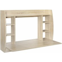 ML-Design Nástenný stôl s policovým prvkom, 110x75x48 cm, dub Sonoma