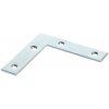 Interex Spojovací plochý uholník 80 x 80 mm / Biely zinok