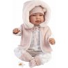 Llorens 84486 NEW BORN - realistická bábika bábätko so zvukmi a látkovým telom - 44 cm
