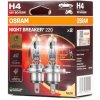 Halogénové žiarovky Osram H4 12V 60/55W P43t NIGHT BREAKER 200 /2 ks