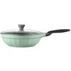 BUYDEEM Cast Aluminum Nonstick Frying Pán 30 cm, model CP102, farba Cozy Greenish
