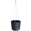 Kvetináč Prosperplast RATO ROUND W 25,6 cm závesný antracit