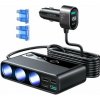 Joyroom Laptop autonabíjačka 154W - 5x USB / 1x USB-C / 3x Splitter, čierna (JR-CL06)