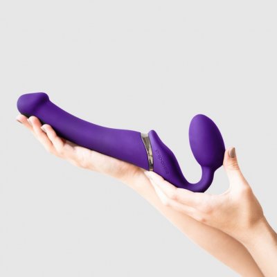 strap on me 3 Motors Vibrating Silicone Bendable L