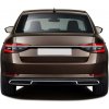 Nerez zadný difúzor výfuku s podlepením 3 ks Škoda Superb III 2015+