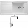 Blanco FARON XL 6 S biela 524807 + Blanco MILI chróm 519413