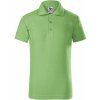 Malfini Pique Polo Polokošeľa detská X22 trávovo zelená 110