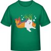 E190 Tričko pre Deti Dizajn pre deti so psíkom Írska zelená