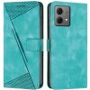 Peňaženkové kožené puzdro Dream na Motorola Edge 40 Neo - Zelená