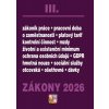 Zákony III/2026 - Zákoník práce, Pojištění, Sociální služby -