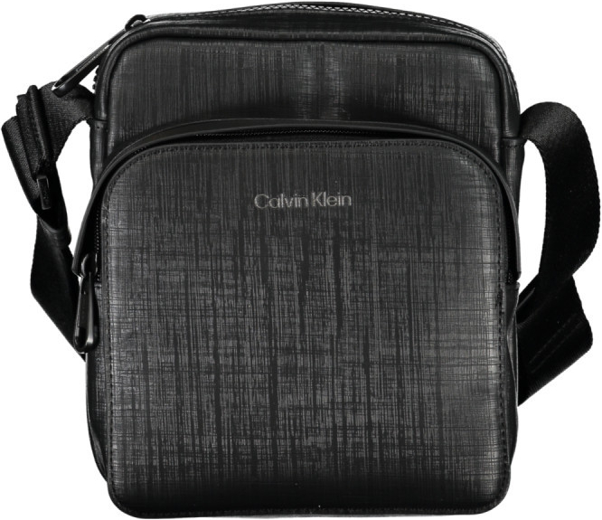 Calvin Klein praktická pánska crossbody taška Čierna