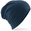 Beechfield Hemsedal Slouch beanie tmavo modrá