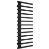 HOPA - Kúpeľňový radiátor DARVEL čierna farba - Farba radiátora - Čierna, Rozmer radiátora - 500 × 930 mm, výkon 395 W, Typ pripojenia - Spodný 50 mm RADDAV509031
