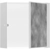 Hansgrohe XtraStoris Rock Zápustná polica s dvierkami na obkladačky 30x30x14 cm, biela 56091700