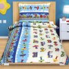 Bellatex bavlna obliečky Junior Lietadlá a autá 140x200 70x90