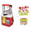 Smoby set kuchynka Cherry Kitchen a Écoiffier obedová súprava 100% Chef 310810-12