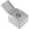 Zásuvka IP44 16A / 250V biela