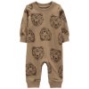 CARTERS CARTER'S Overal bez nožičiek Brown Bear chlapec