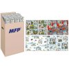 MFP Vianočný baliaci papier Klasik Lada rôzne druhy 70 x 100 cm, 2 ks