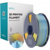 Filament Sunlu PLA+ Silk ve čtyřech barvách (modrá–fialová–oranžová–žlutá)