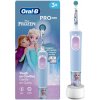 Oral-B Kids Frozen 2 elektrická zubná kefka pre deti od 3 rokov: rukoväť, 1 kus + nádstavec, 1 kus