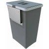 Nikaro Vstavaný odpadkový kôš na dvierka 24 l, sivá