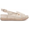 GOODIN Gold sandals with leather insole krémová 41 GOODIN 0000296774920