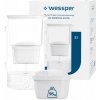 Sklenená filtračná kanvica Wessper D2 BOROSILICATE 3l biela + 2x filter