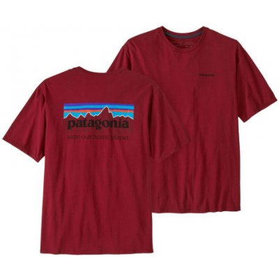 Patagonia P-6 Mission Organic pánske tričko červené