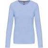 Dámske tričko Kariban dlhý rukáv - svetlo modré,