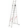Rebrík Strend Pro DW3 Home, hliníkový, 3x10, max. 150 kg