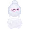 Zimná detská pletená čiapočka so šálom New Baby biela 104 (3-4r)