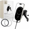 AppleMix Držiak / nabíjačka TECH-PROTECT MM15W-V6 Magnetický MagSafe do auta na mriežku ventilácie - čierny