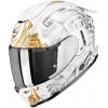Helma na motorku SCORPION EXO-1500 AIR APUS perleťovo bielo/šedo/zlatá Veľkosť: M