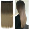 Clip in rýchlopás rovný na predlžovanie a zahustenie vlasov ombre 666 / 10T16