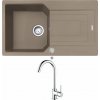Franke UBG 611-86 kašmír s excentrom + Franke FP 9000.031 chróm