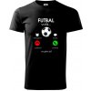 Futbal volá - Klasické pánske tričko vyššej gramáže - M ( Čierna )