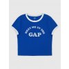 GAP Crop tričko s logom Tmavomodrá L