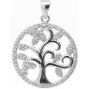 Šperk Holíč | Kamienkový strieborný prívesok ,,strom života