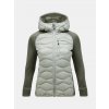 Peak Performance W Helium Down Hybrid Hood zelená