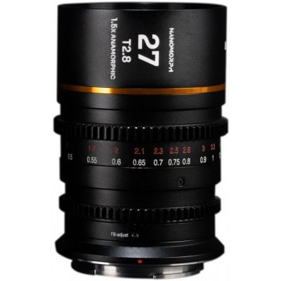 Laowa Nanomorph 27mm T2.8 1.5X S35 Sony E-mount