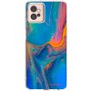 Picasee silikónový prehľadný obal pre Motorola Moto G32 - Rainbow