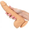 CalExotics Silicone Studs 8″ telové silikónové dildo s prísavkou a semenníkmi 25 x 4,3 cm