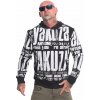 Yakuza mikina pánska s kapucňou ANYONE ALLOVER HOB 23006 black Farba: čierna, Veľkosť: S