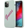 GUESS 39277 GUESS SILICONE VINTAGE Kryt Apple iPhone 12 / 12 Pro mentolový